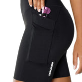 Bermuda Corre c/ bolso 6 Olympikus Feminina - Preta